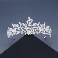 Korean New Fairy Bridal Rhinestone  Branches And Leaves Vines Forest Crown Wedding Hair Accessories main image 1