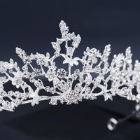 Korean New Fairy Bridal Rhinestone  Branches And Leaves Vines Forest Crown Wedding Hair Accessories main image 3