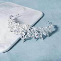 Korean New Fairy Bridal Rhinestone  Branches And Leaves Vines Forest Crown Wedding Hair Accessories main image 4