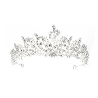 Korean New Fairy Bridal Rhinestone  Branches And Leaves Vines Forest Crown Wedding Hair Accessories main image 6