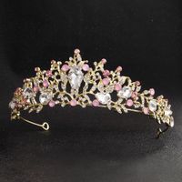 Bridal Crown New Diamond Crystal Headband Birthday Cake Decoration Crown Wedding Hair Accessories main image 3