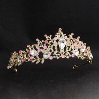 Bridal Crown New Diamond Crystal Headband Birthday Cake Decoration Crown Wedding Hair Accessories main image 4