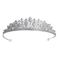 Fashion New Crown Diamond Headband Zircon Crown Bridal Headdress Wedding Jewelry main image 1
