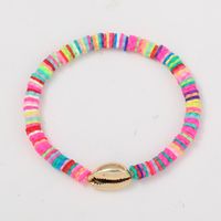 New Fashion Bohemian Ethnic Style Shell All-match Color Soft Clay Bracelet sku image 5