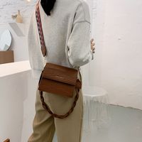 Small Pu Leather Fashion Square Bag Shoulder Bag main image 3
