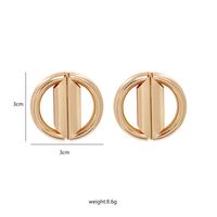 Simple Geometric Alloy Earrings Wholesale main image 6