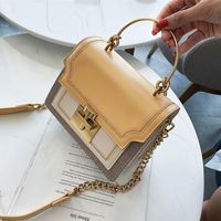 New Korean Portable Square Bag Fashion Texture Chain Messenger Shoulder Bag Wholesale main image 3