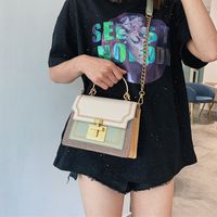 New Korean Portable Square Bag Fashion Texture Chain Messenger Shoulder Bag Wholesale main image 4