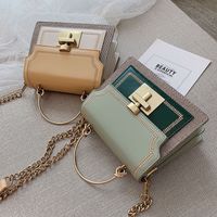 New Korean Portable Square Bag Fashion Texture Chain Messenger Shoulder Bag Wholesale main image 5