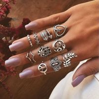 Hot Selling Personality Exaggerated  Retro Ethnic Love Arrow Rings main image 2