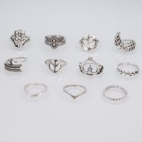 Hot Selling Personality Exaggerated  Retro Ethnic Love Arrow Rings main image 7