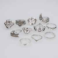 Hot Selling Personality Exaggerated  Retro Ethnic Love Arrow Rings sku image 1