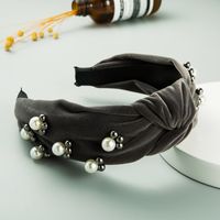 Koreas Neues High-end-flanell-haarband Mit Einfachen Einfarbigen Knoten sku image 3