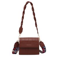 Small Pu Leather Fashion Square Bag Shoulder Bag sku image 4