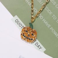 Simple Alloy Diamond Creative New  Necklace Wholesale sku image 1