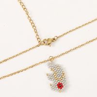 Hand-woven Trend Miyuki Elephant  Korean Cute Necklace main image 5