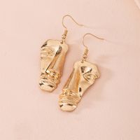 Hot Selling Fashion Personality Exaggerated Face Earrings Retro Earrings Wholesale main image 2