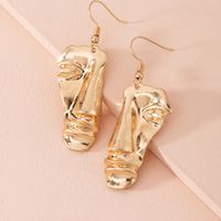Hot Selling Fashion Personality Exaggerated Face Earrings Retro Earrings Wholesale main image 3