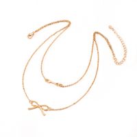 Korea's New Multi-layer Bowknot Clavicle Chain Simple Fashion Necklace Wholesale main image 6