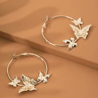 Korean Simple Printing Butterfly Women's Earrings Wholesale main image 5