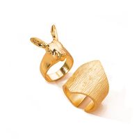 Hot Selling Fashion Rabbit Personality Women's Rings Wholesale main image 6