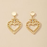 Hot Selling Fashion Metal Love Earrings Wholesale main image 1