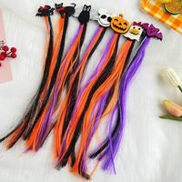 Halloween Color Wig Hairpin Creative Retro Funny Halloween Hair Accessories Wholesale main image 1