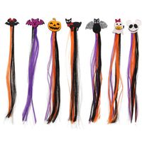 Halloween Couleur Perruque Épingle À Cheveux Créatif Rétro Drôle Halloween Accessoires De Cheveux En Gros main image 6