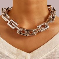New Exaggerated  Creative Retro Alloy Metal Clavicle Chain Wholesale main image 3