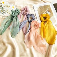 Hot Selling Fashion Romantic Pearly Streamer Romantic Hair Scrunchies Wholesale main image 1