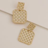 Hot Selling Popular New Metal Texture Alloy Earrings Wholesale main image 1