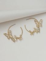 Hot Selling Popular Butterfly Element Earrings Wholesale main image 4