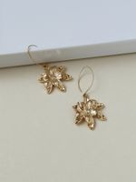 Popular Metal Flower Earrings Necklaces  Wholesale main image 6