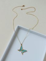 Hot Selling Fashion Popular Butterfly Pendant Women's Necklace main image 3