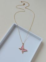 Hot Selling Fashion Popular Butterfly Pendant Women's Necklace main image 6
