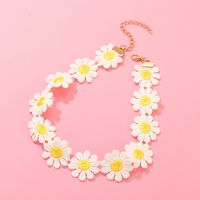 Collier De Fleurs De Marguerite De Mode Pour Enfants main image 2