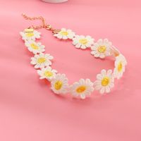 Hot Selling Children's Fashion Daisy Flower Necklace main image 4