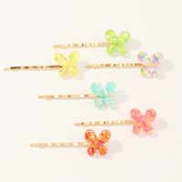 New Butterfly Candy Color  Hairpin Set main image 1