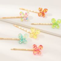 New Butterfly Candy Color  Hairpin Set main image 4