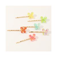 New Butterfly Candy Color  Hairpin Set main image 6