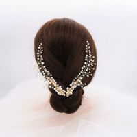 Hot Selling Fashion Creative Pearl Bride Wedding Headdress Wholesale main image 5