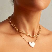 Mode Umweltschutzlegierung Handgefertigte Kette Mittellange Halskette Großhandel main image 1