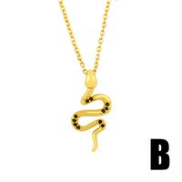 Fashion Creative Snake Clavicle Chain Necklace Wholesale sku image 1