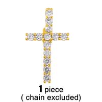 New 26 English Alphabet Necklaces Creative Jewelry Diamond Alphabet Necklace Wholesale sku image 18