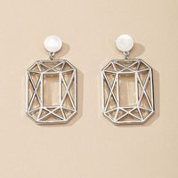 Hot Selling  Fashion Metal Geometric Earrings Wholesale sku image 2