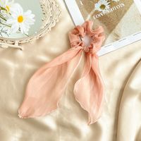 Hot Selling Fashion Romantic Pearly Streamer Romantic Hair Scrunchies Wholesale sku image 4