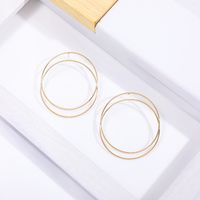 Fashion Exaggerated Twist Big Earring Alloy Stainless Steel Earring Set Wholesale main image 4