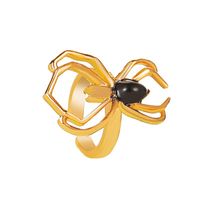 New Hollow Spider Punk Style Single Insect Without Pierced Ear Clip Wholesale main image 3
