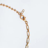 Simple Fashion Point Diamond Love Exquisite Asymmetric Trend Alloy Necklace main image 4
