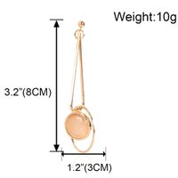 Retro Alloy Drop-shaped Style Simple Golden Earrings Wholesale main image 6